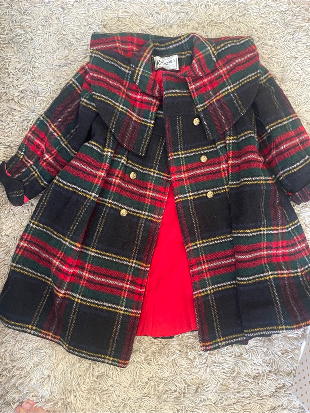 Vintage Rothschild Wool Coat size 4 - Picture 2 of 5